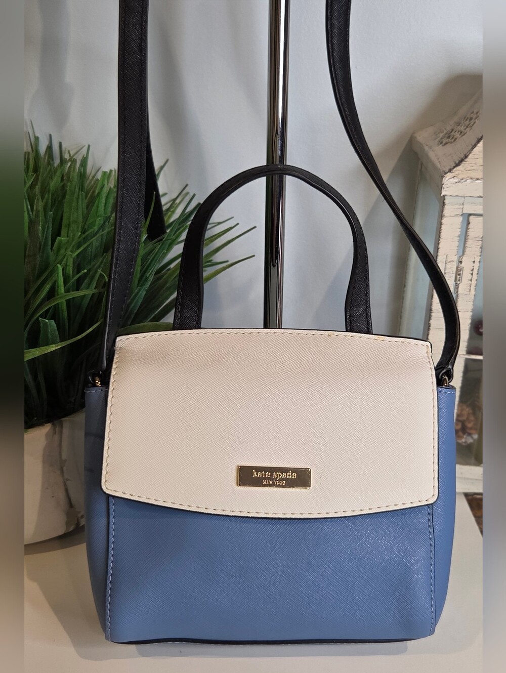 Kate Spade Laurel Way Mini Alisanne Tricolor Crossbody Bag